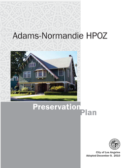 Adams-Normandie HPOZ