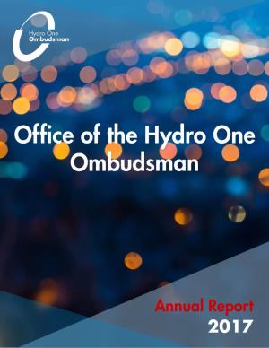 Office of the Hydro One Ombudsman