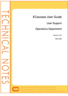 Ecaccess User Guide