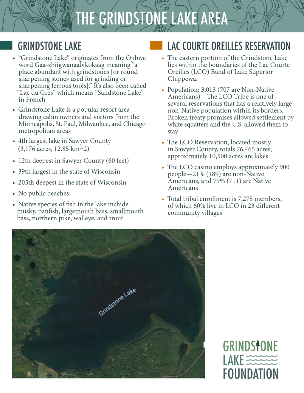 Grindstone Lake Fact Sheet