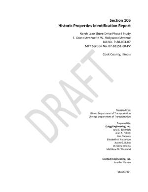 Historic Properties Identification Report