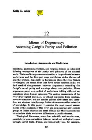 Idioms of Degeneracy: Assessing Ganga's Purity and Pollution