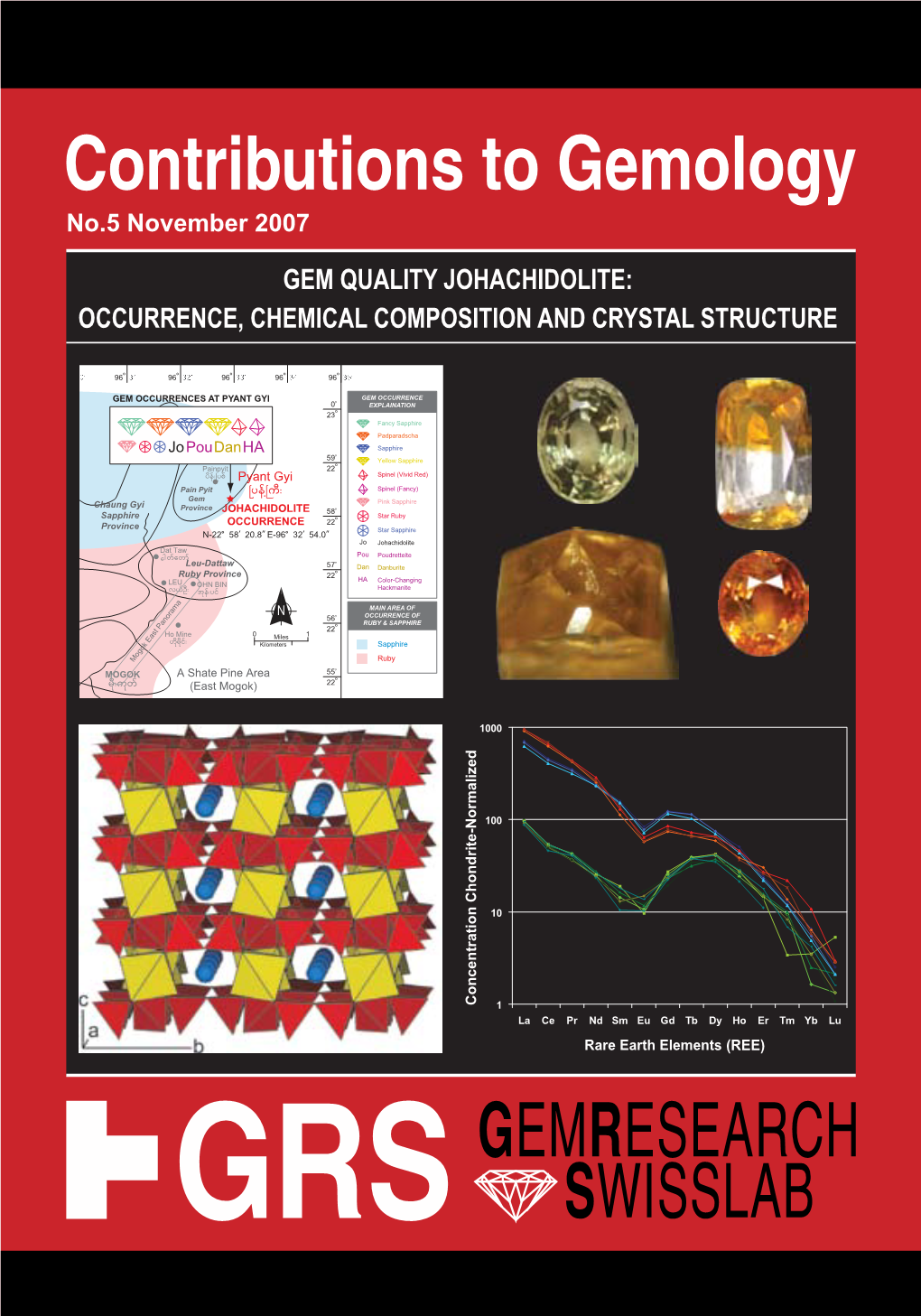 Gem Quality Johachidolite: Occurrence, Chemical Composition and Crystal Structure