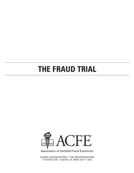 The Fraud Trial