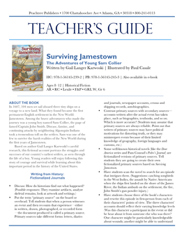 Surviving Jamestown Teacher's Guide