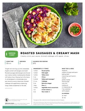 Roasted Sausages & Creamy Mash