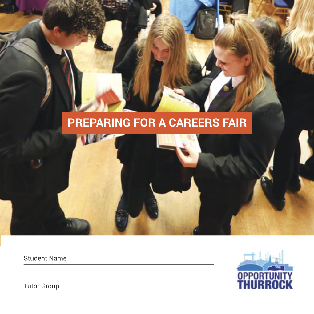 Preparing for a Careers Fair