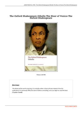 Get PDF \\ the Oxford Shakespeare Othello the Moor of Venice The