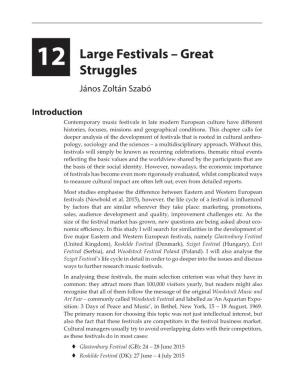 12 Large Festivals