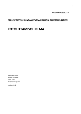 Kotouttamisohjelma