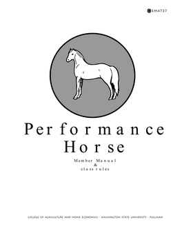 Performance Horse