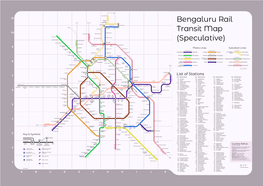 Bengaluru Rail Transit Map (Speculative)