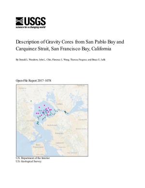 Description of Gravity Cores from San Pablo Bay and Carquinez Strait, San Francisco Bay, California