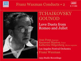 Tchaikovsky Gounod Love Duets from Romeo and Juliet