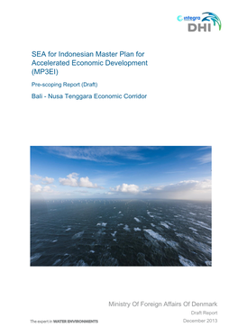 Pre-Scoping Report (Draft) Bali - Nusa Tenggara Economic Corridor