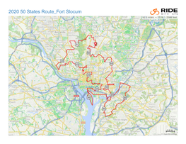 2020 50 States Route Fort Slocum 2020 50 States Route Fort Slocum