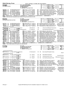 Arrogate Keen Ice V. E. Day Daily Racing Form
