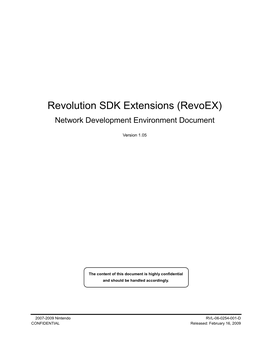 Network Development Environment Document