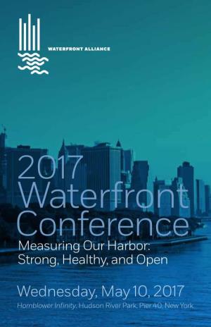 Conference Measuring Our Harbor:  Strong, Healthy, and Open