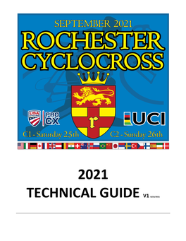 2021 Technical Guide V1 8/23/2021