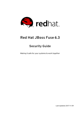 Red Hat Jboss Fuse 6.3 Security Guide