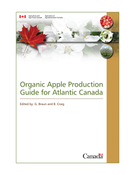 Organic Apple Production Guide for Atlantic Canada