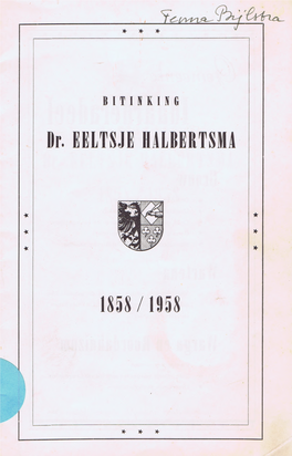 Dr. EELTSJE HALDERTSMA