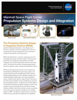 Propulsion Systems Design and Integration Engineering Solutions for Space Science and Exploration