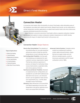 Direct Fired Heaters Brochure