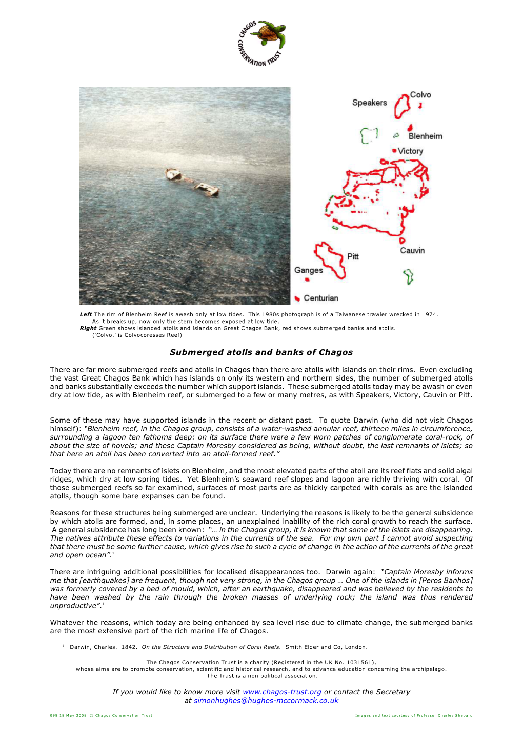 Submerged Atolls and Banks of Chagos