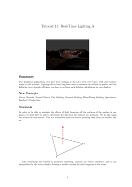 Real Time Lighting Tutorial