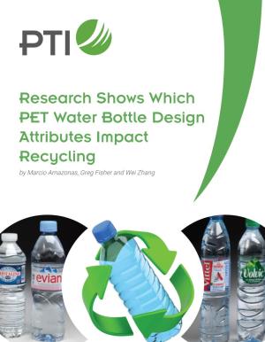 Research Shows Which PET Water Bottle Design Attributes Impact