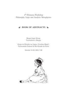 Filomena Workshop Philosophy, Logic and Analytic Metaphysics S BOOK