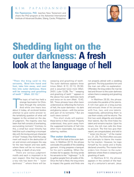 Shedding Light on the Outer Darkness: a Fresh Look at the Language of Hell