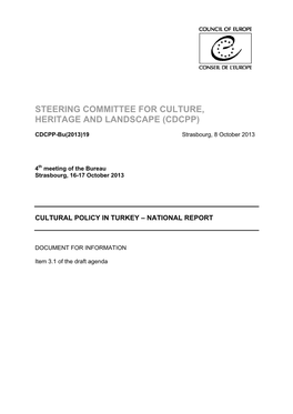 Steering Committee for Culture, Heritage and Landscape (Cdcpp)