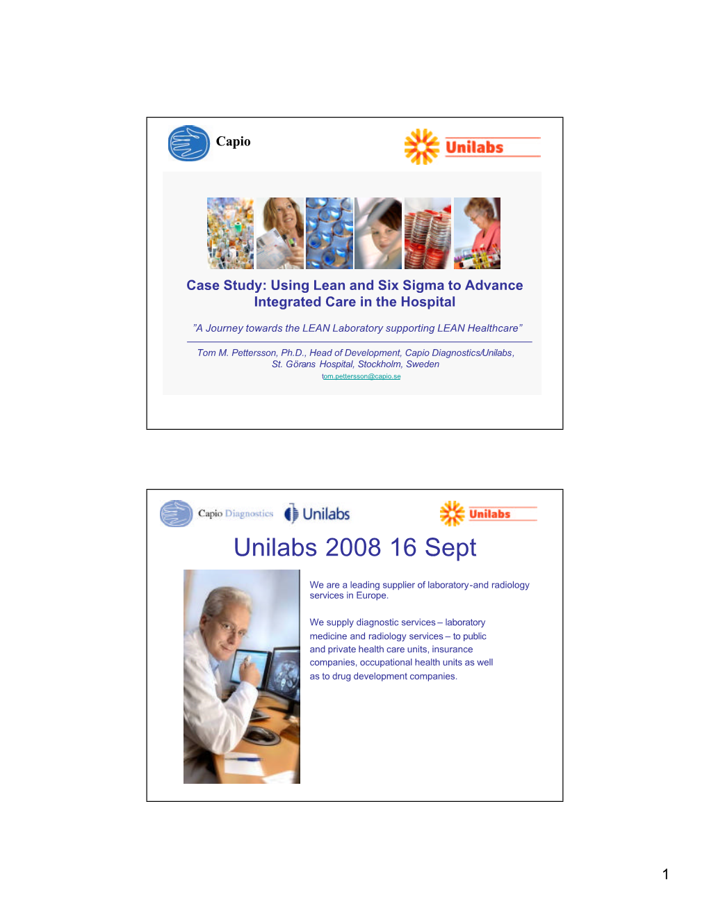 Unilabs 2008 16 Sept