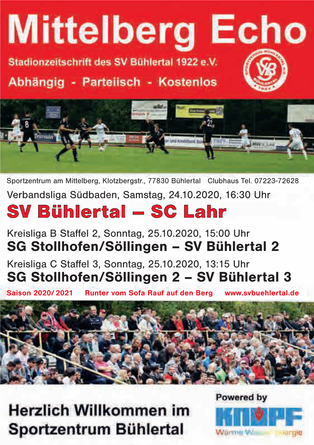 SG Stollhofen/Söllingen – SV Bühlertal 2