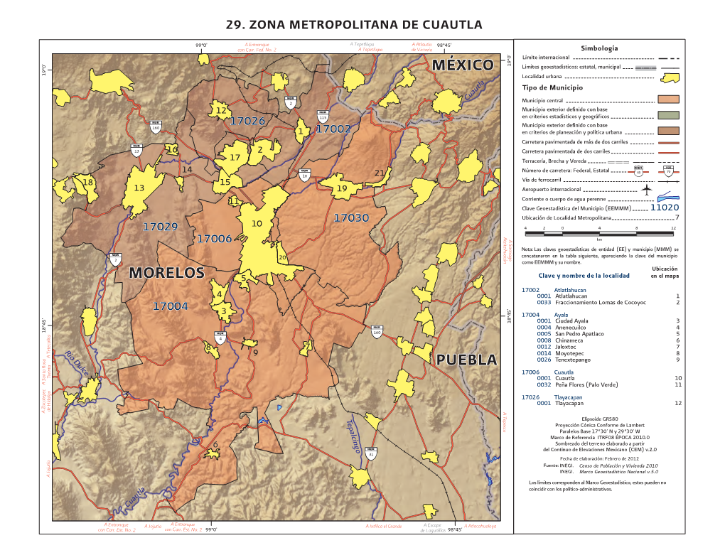 29. Zona Metropolitana De Cuautla