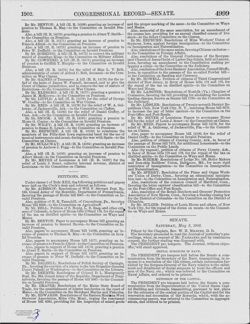 1902: Congressional Record-Senate. 4999