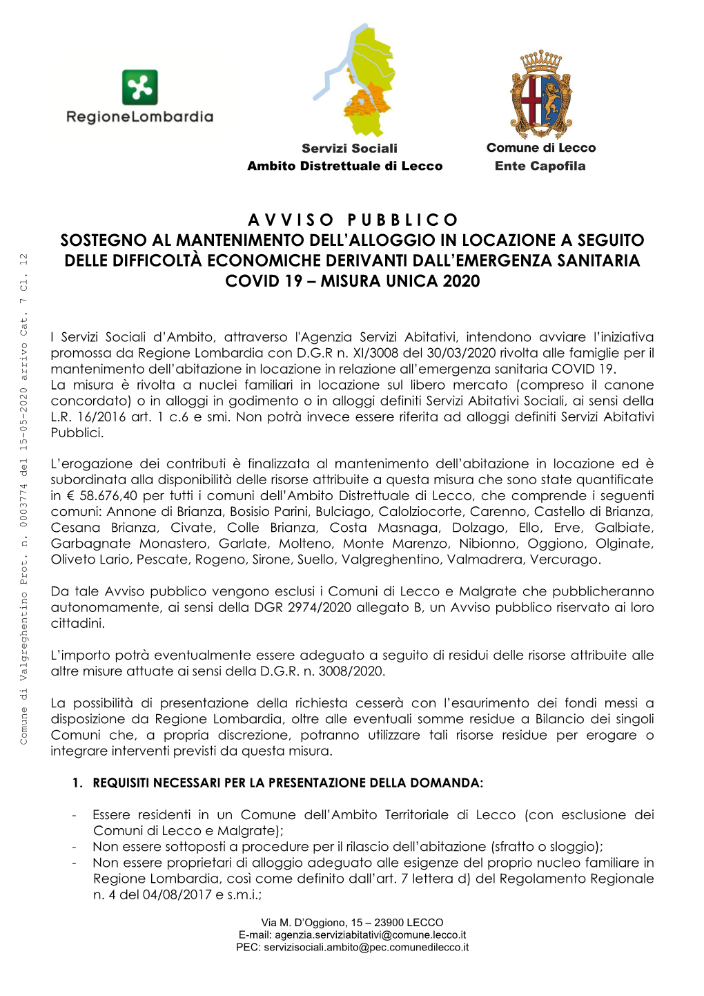 Avviso Pubblico Misura Unica 2020.Pdf