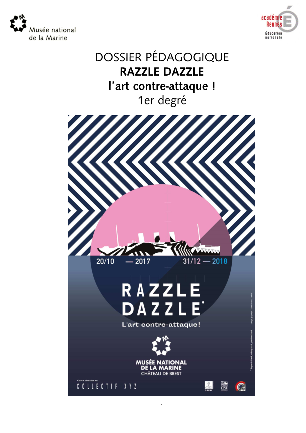 Dossier Pédagogique Razzle Dazzle 1Er Degré