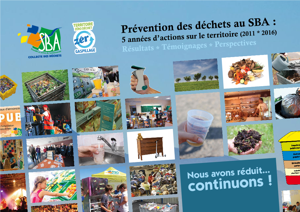 Prévention Des Déchets Au SBA