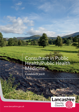 Consultant in Public Health/Public Health Medicine Candidate Pack Contents