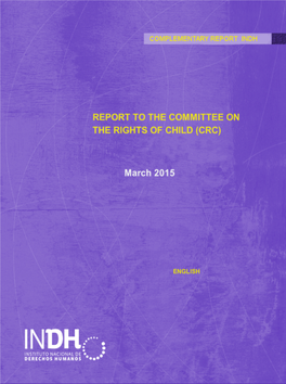 Report to the Committee on the Rights of the Child