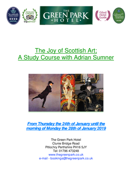 The Joy of Scottish Art; a Study Course with Adrian Sumner