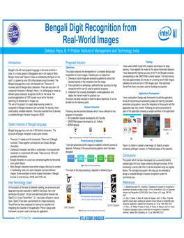 Bengali Digit Recognition from Real-World Images Debdyut Hajra, B