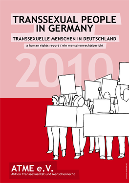 TRANSSEXUAL PEOPLE in GERMANY ATME E.V