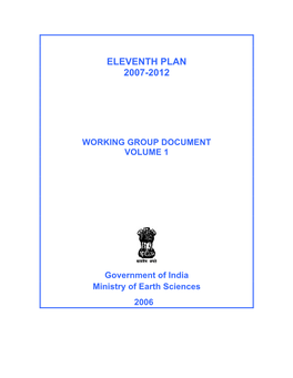 Eleventh Plan 2007-2012
