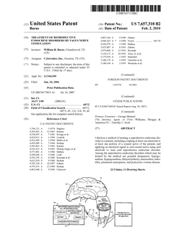 United States Patent (10) Patent No.: US 7,657,310 B2 Buras (45) Date of Patent: Feb