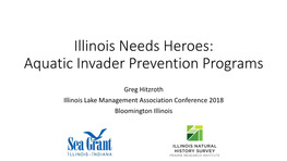 Aquatic Invasive Species in Illinois